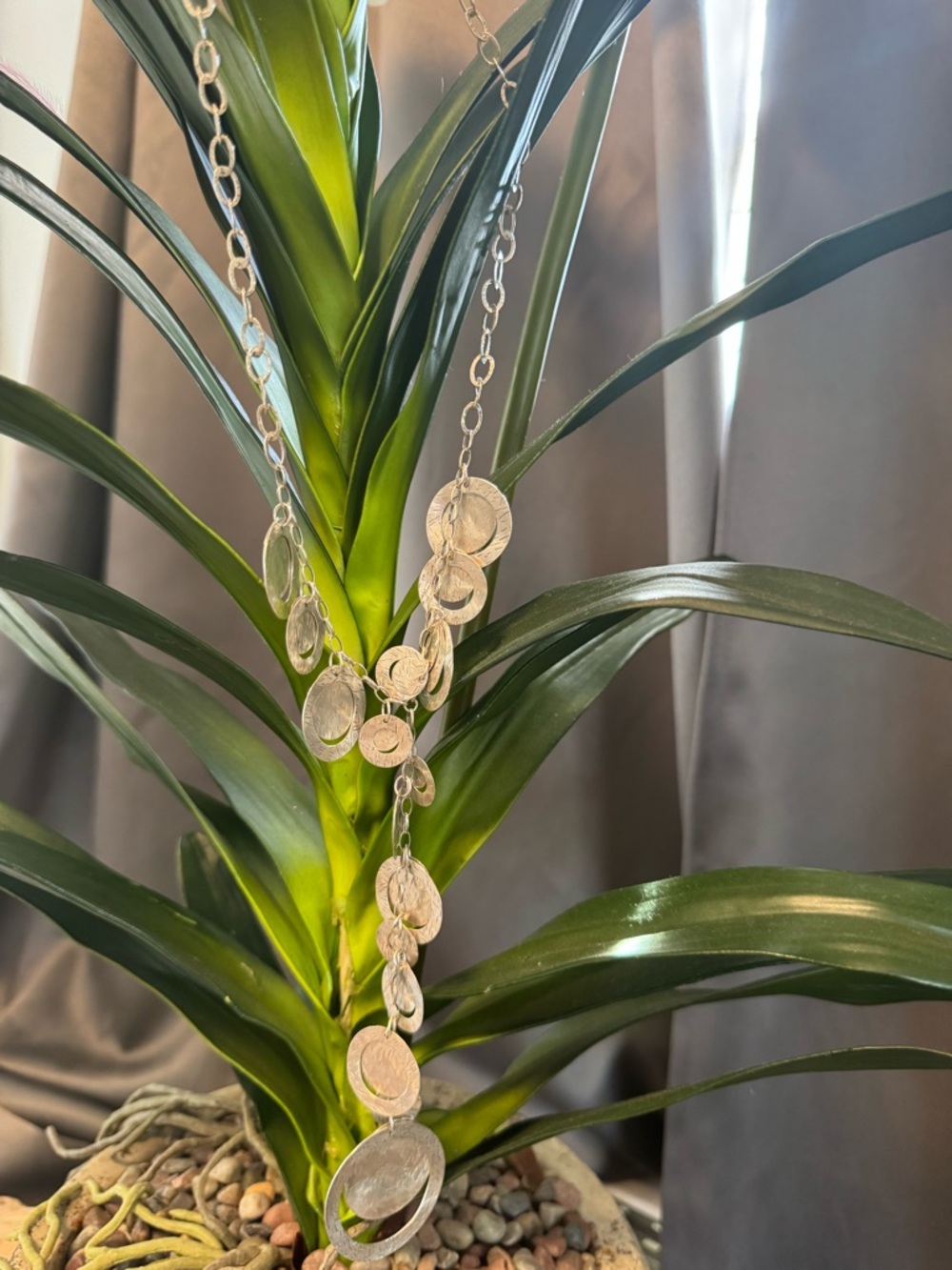 New display only Silpada Sterling Silver Disc Necklace N2110 GORGEOUS STATEMENT